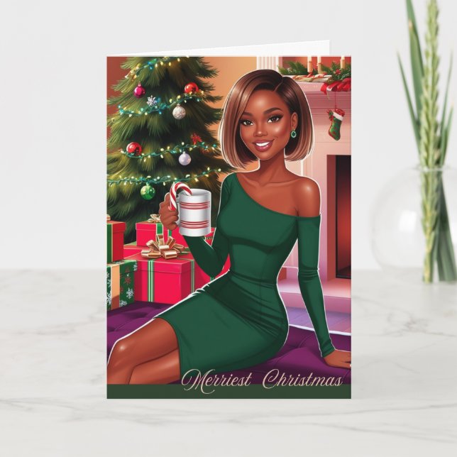 Merriest Christmas Holiday Card (Front)