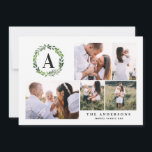 merriest christmas modern script photo holiday card<br><div class="desc">spread the festive joy with this fun design. featuring bold modern script text and editable photo collage to make it extra special. available with a range of coloured backers including,  black,  red,  green,  blue and more to suit you theme.</div>