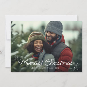 Merriest Christmas photo holiday card