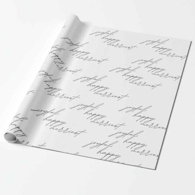Merriest Christmas | Wrapping Paper (Unrolled)