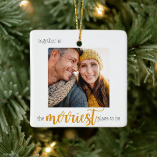 Merriest Place to Be Christmas Ornament