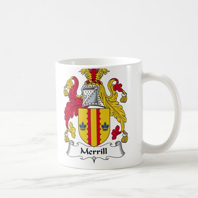Merrill Family Crest Coffee Mug (Right)