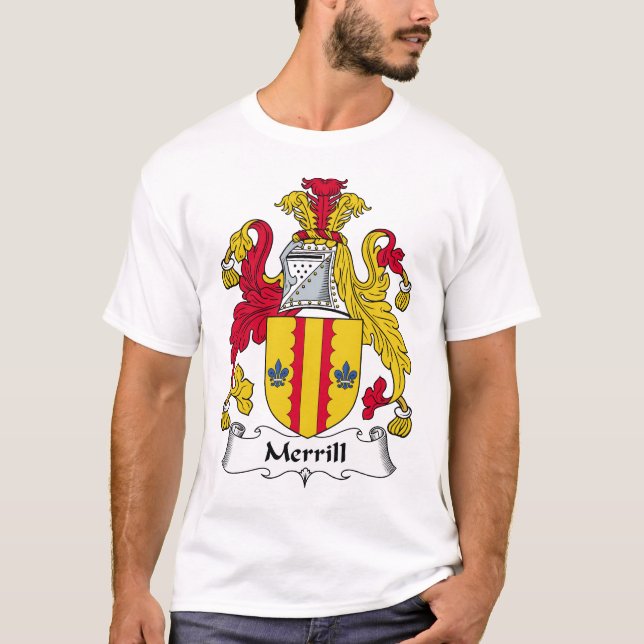 Merrill Family Crest T-Shirt (Front)
