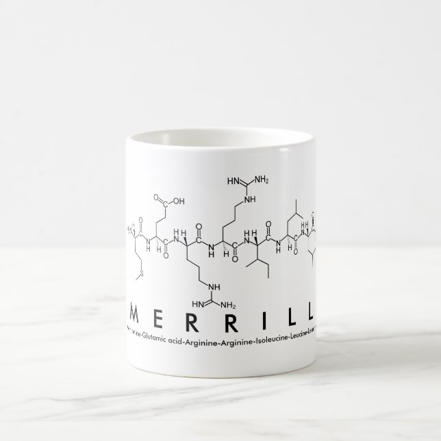Merrill peptide name mug (Center)