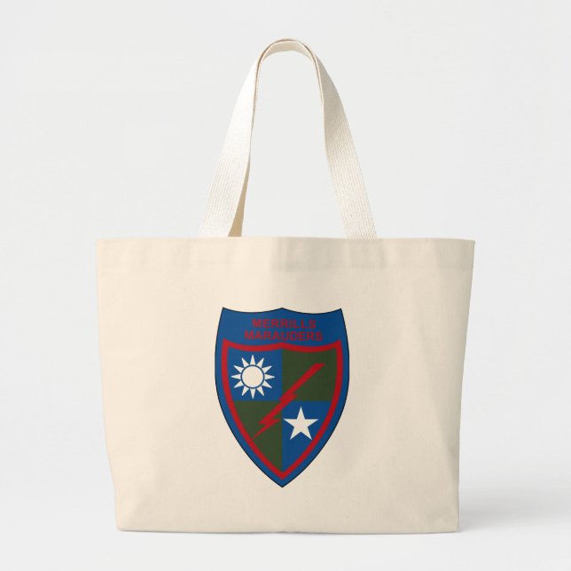 Merrill's Marauders - 5307th Composite Unit Large Tote Bag (Front)