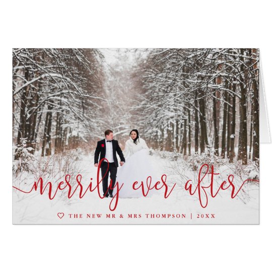 Merrily Ever After | Folded Holiday Card