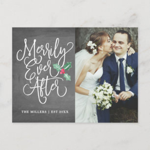 Merrily Ever After Holiday Photo Thank You