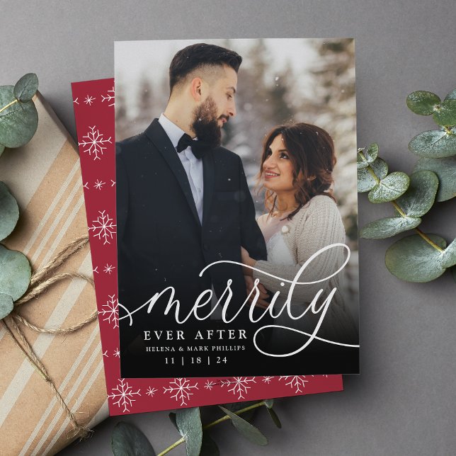 Merrily Ever After | Holiday Wedding Announcement (Creator Uploaded)