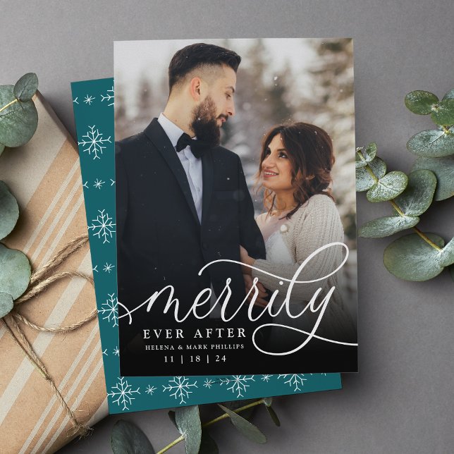 Merrily Ever After | Holiday Wedding Announcement (Creator Uploaded)