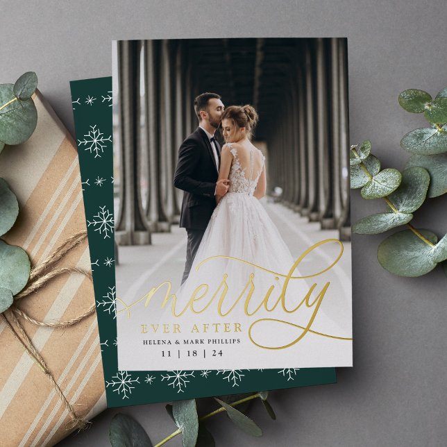 Merrily Ever After | Holiday Wedding Announcement (Creator Uploaded)