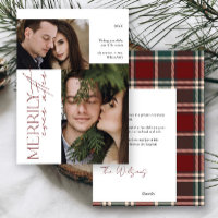 Merrily Ever After Tartan Plaid Wedding 2 Photo