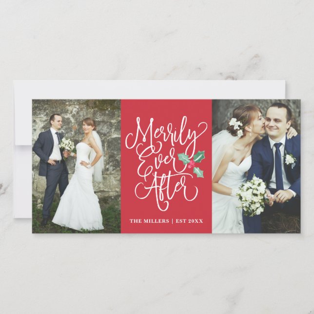 Merrily Ever After Wedding Holiday 2- Photo Red (Front)