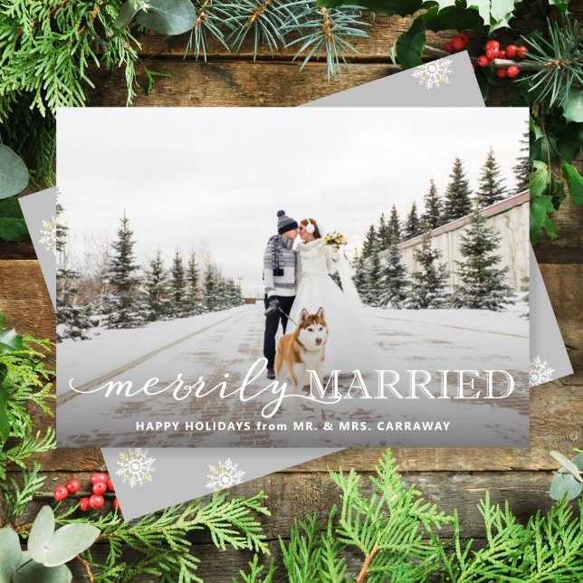 Merrily Married Holiday Card (Creator Uploaded)