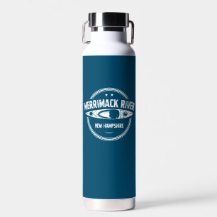 Merrimack River New Hampshire Kayak Water Bottle