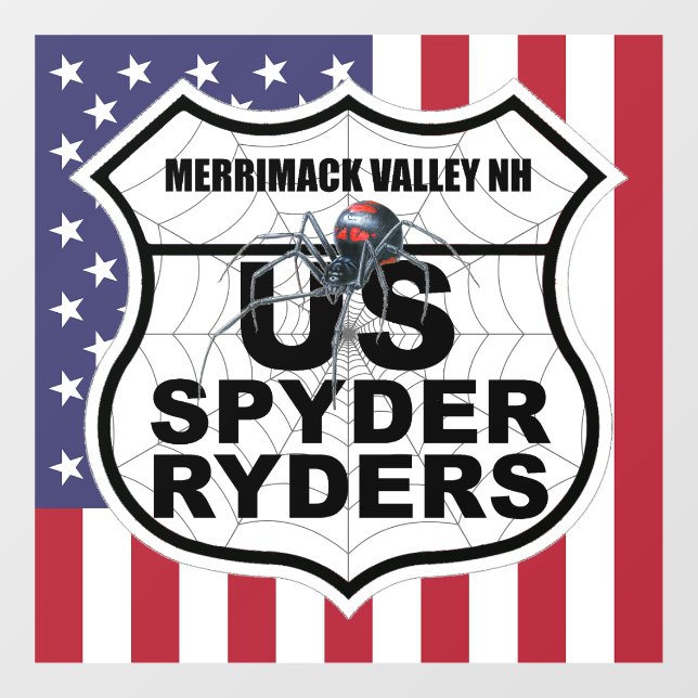Merrimack Valley NH Chapter - Decal Flag & Logo (Sheet)