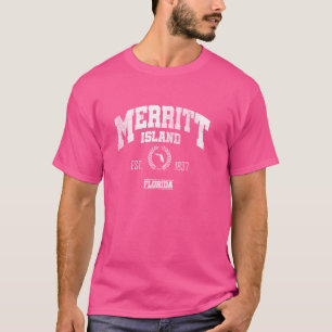 Merritt Island FL Florida Vintage Throwback T-Shirt