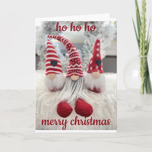 MERRRRRY CHRISTMAS HO HO HO HOLIDAY CARD (Front)