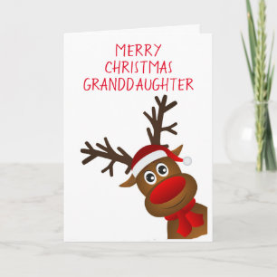 *MERRY 1st CHRISTMAS* to our *GRANDDAUGHTER* Holiday Card
