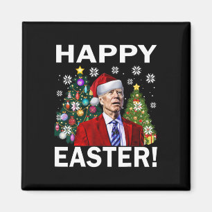 Merry 4th Of Easter Funny Joe Biden Christmas Ugly Magnet