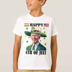 Merry 4th Of Easter Funny Joe Biden St Patricks Da T-Shirt