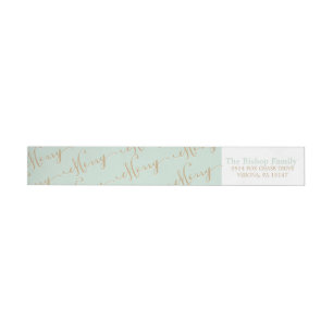 MERRY address wrap labels