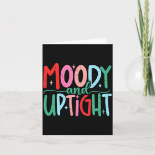 Merry &amp; Bright Moody &amp; Uptight Matching Co Card