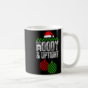 Merry &amp; Bright Moody &amp; Uptight Matching Co Coffee Mug