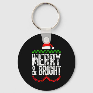 Merry & Bright Moody & Uptight Matching Co Key Ring