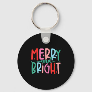 Merry &amp; Bright Moody &amp; Uptight Matching Co Key Ring