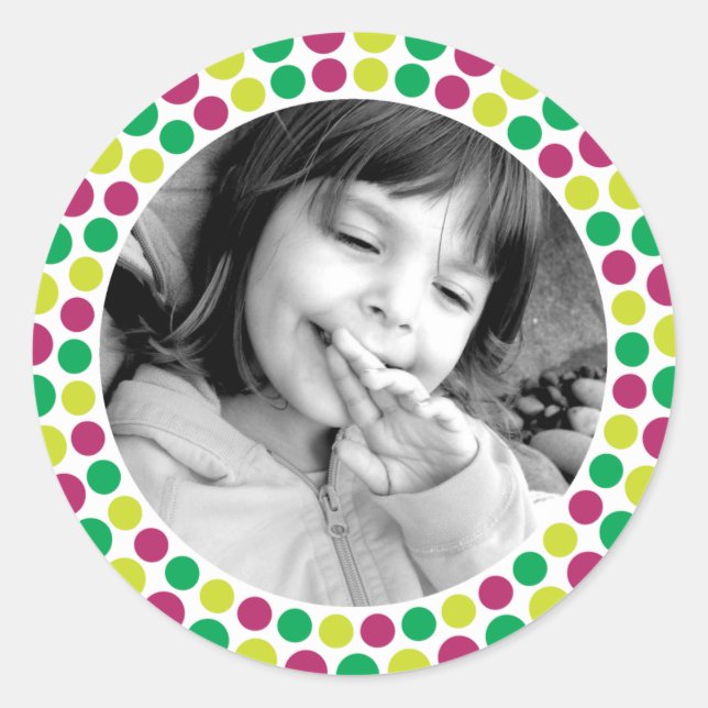 Merry and Bright 2010 Holiday Photo Sticker (Front)