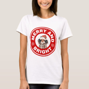 Merry And bright African American Girl T-Shirt