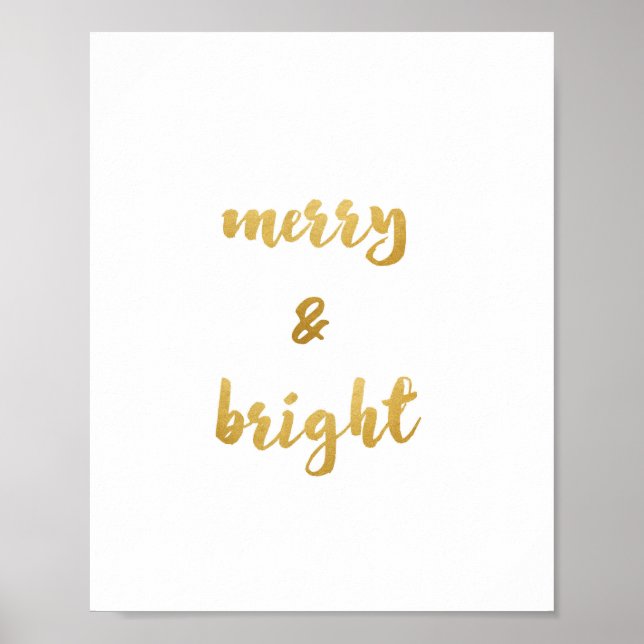 Merry and Bright Art Print (Front)