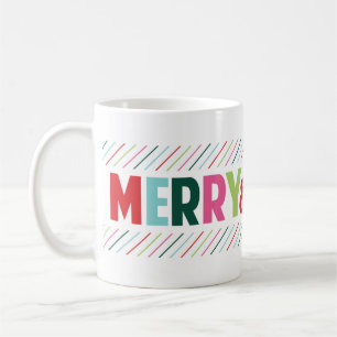 Merry and Bright Cheerful Holiday Coffee Mug