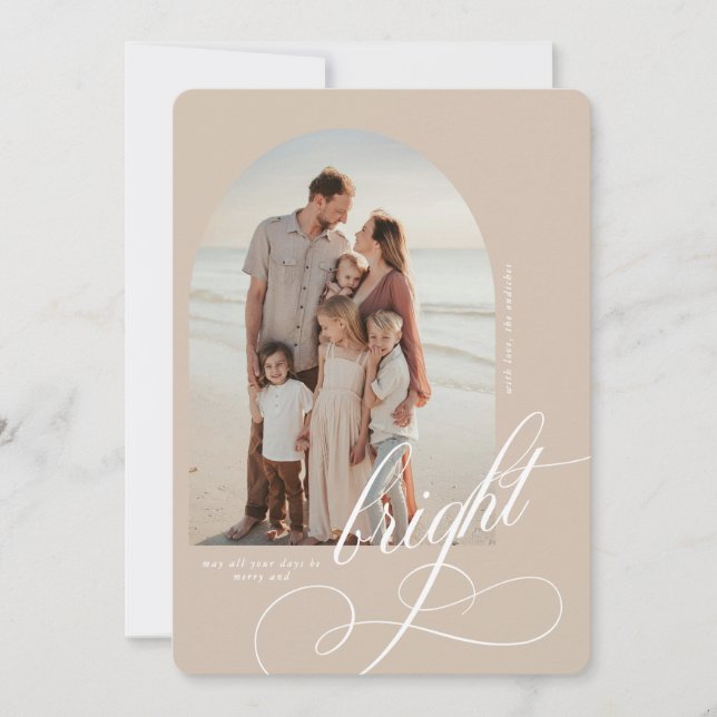 Merry and Bright Christmas Card (Front)