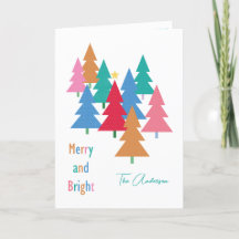 Merry and Bright Christmas card