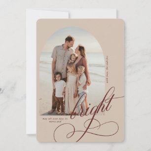 Merry and Bright Christmas Card