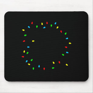 Merry And Bright Christmas Family Pajamas Matching Mouse Mat