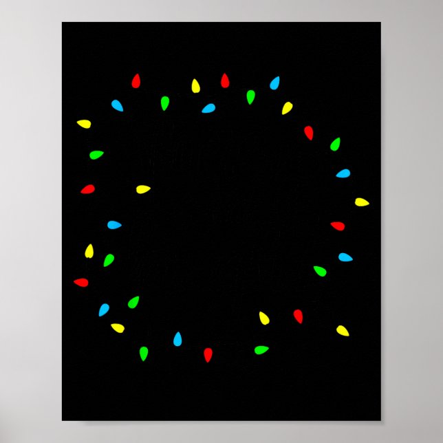 Merry And Bright Christmas Family Pajamas Matching Poster (Front)