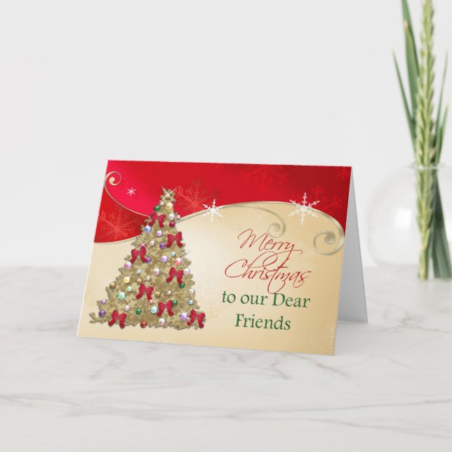 Merry and Bright Christmas Holiday Card (Front)