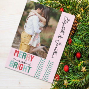 Merry and Bright Christmas Holiday Card