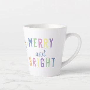 Merry and Bright Christmas Latte Mug