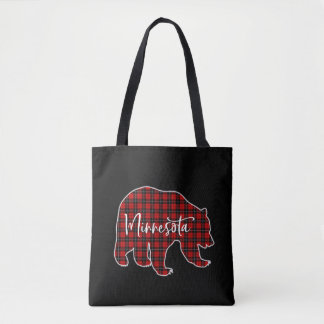 Merry And Bright Christmas Lights Xmas Minnesota Tote Bag