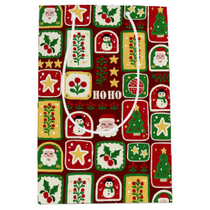 Merry and Bright Christmas  Medium Gift Bag