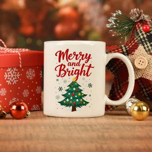 Merry and Bright Christmas Mug