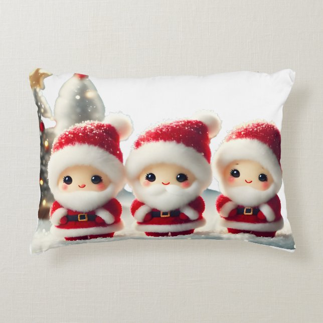Merry and Bright Christmas Pillow (Front)
