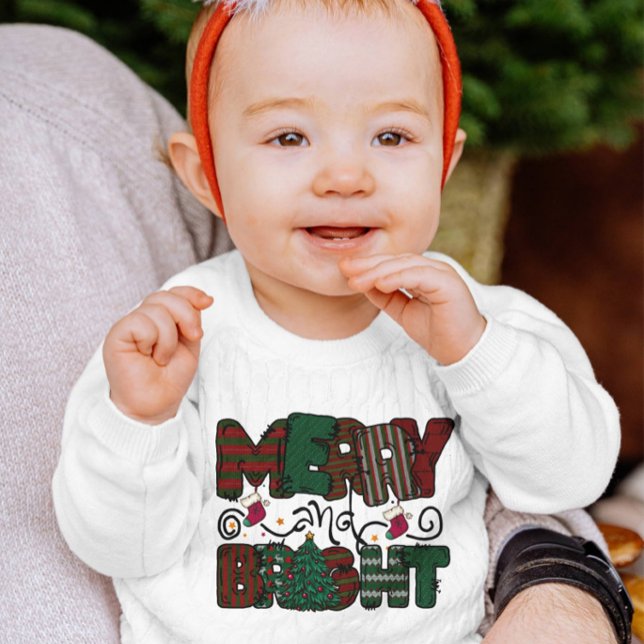 Merry and Bright  Christmas Sweatshirt (Creator Uploaded)