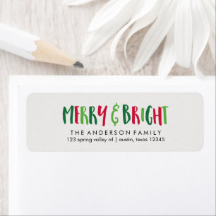 Merry and Bright Christmas Themed