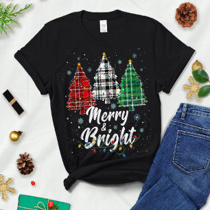 Merry and Bright Christmas Tree - Merry and Bright T-Shirt