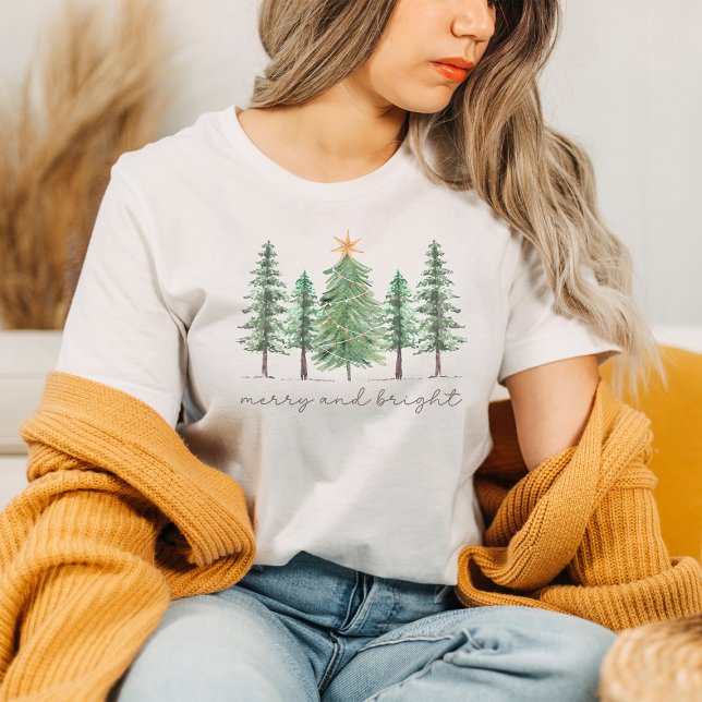Merry and Bright Christmas Tree Shirt (Creator Uploaded)