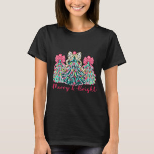 Merry And Bright Christmas Tree Xmas Tree Family H T-Shirt